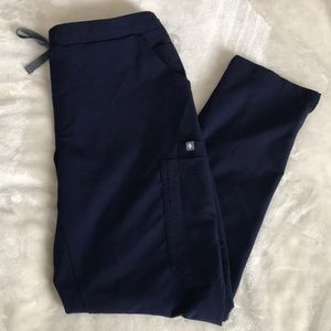 Figs Yola Skinny Navy Scrub Pants Medium